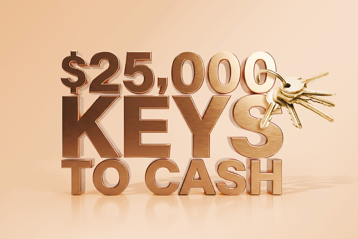 $25,000 Keys to Cash