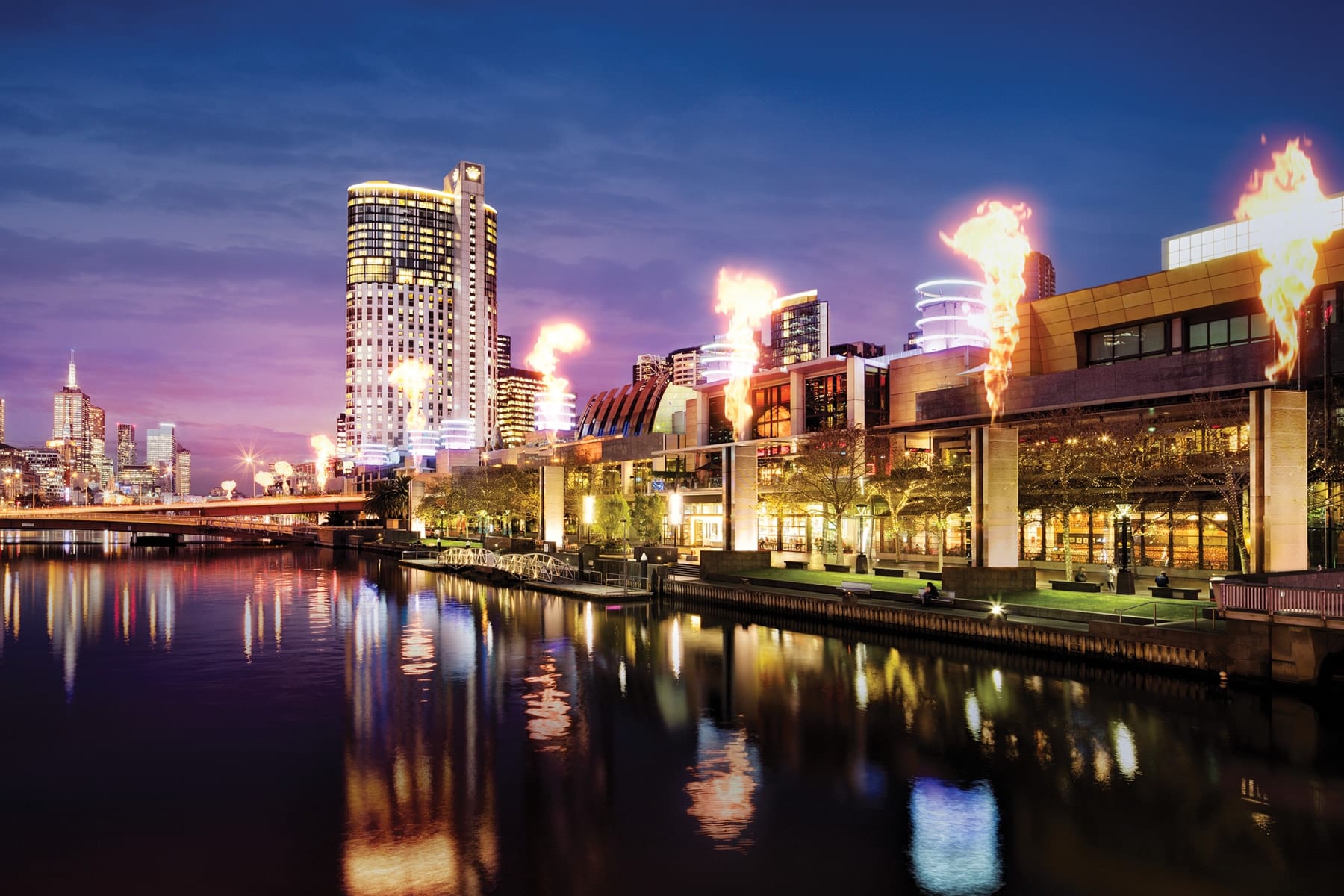 Gas brigades Crown Melbourne